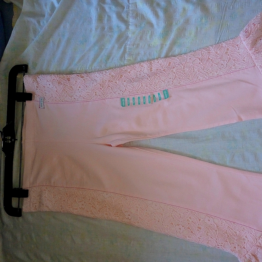 Pink flared pants for kids